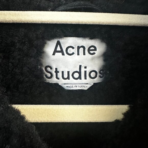 Acne Studios Shearling Fur Jacket - size small - Picture 2 of 7